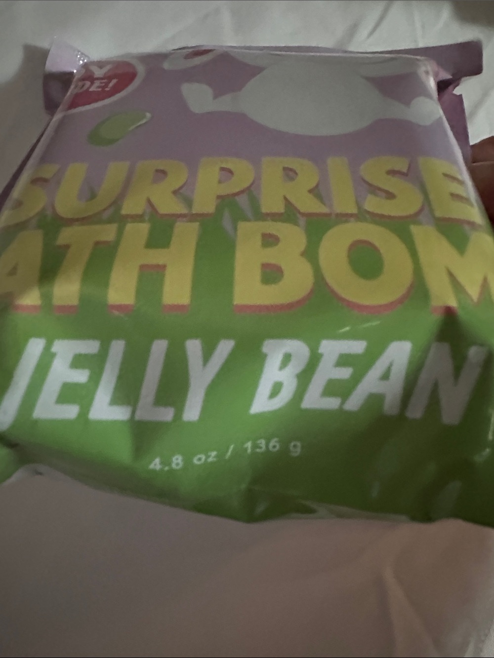 Feeling Smitten Jelly Bean Surprise Bath Bomb Toy Inside Vegan Cruelty Free NIP - Picture 6 of 8